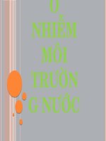 o nhiem moi truong nuoc 1