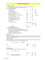 Bài tập kết cấu thép (excel)