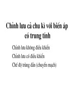 Chỉnh lưu cả chu kỳ với biến áp có trung tính