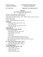 Biên bản xét thuyên chuyển năm 2011