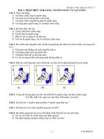 Trọn  bộ vật lí 7 năng cao chuẩn hay