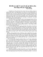 ĐÔI ĐIỀU SUY NGHĨ VỀ GIA ĐÌNH