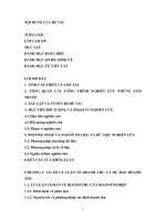 Phân tích và dự báo cầu của nhóm hàng điện tử điện lạnh công ty cổ phần thương mại điện máy Việt Long trên địa bàn Hà Nội đến năm 2015