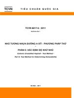 TIÊU CHUẨN NHŨ TƯƠNG NHỰA ĐƯỜNG AXIT TCVN 881762011 XÁC ĐỊNH ĐỘ KHỬ NHŨ