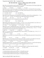 ĐỀ VẬT LÝ 12 PHÂN LOẠI LỚP CẤP TỐC