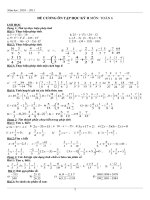 De cuong OTHKII_Toan 6(Rat hay)