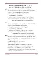 BÀI TẬP ÔN TẬP VẬT LIỆU XÂY DỰNG F1