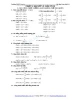 Bài tập toán  giải tích có lời giải chi tiết