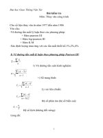 Bài kiểm tra thủy văn công trình