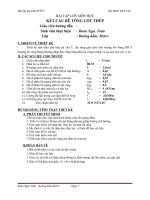 BÀI TẬP LỚN MÔN HỌC KẾT CẤU BÊ TÔNG CỐT THÉP