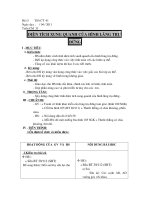 Tiết 61 : Diện tích xung quanh của hình lăng trụ đứng