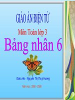 bảng nhân 6