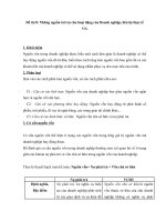 Những nguồn tài trợ cho hoạt động của Doanh nghiệp, liên hệ thực tế VN