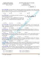 lí thi thử đại học năm 2015 chuyên nguyễn trãi