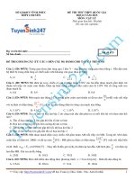 lí thi thử lần 2 năm 2015 vĩnh phúc