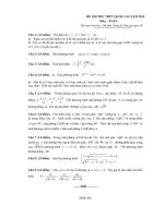 Tổng hợp 30 đề thi thử THPT có đáp án