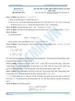 đề thi thử môn toán số 2