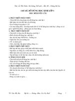 giao chu de truong tieu hoc