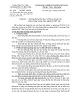 Hướng dẫn thực hiện chương trình các môn học cấp THCS từ năm học 2010-2011