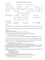 Đề cương ôn tập toán 6 học kỳ 2