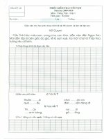 TV+Toán cuối năm lớp 1