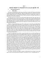 Bài giảng công pháp quốc tế