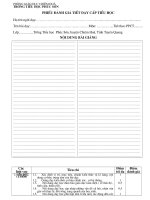 Phieu danh gia tiet dạy