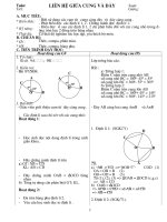 GIÁO ÁN HÌNH HỌC 9 KỲ II