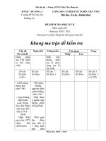de kiểm tra sử 9 năm 2011 ma trận CKTKN