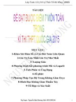 Tài liệu đạt 7 điểm môn toán