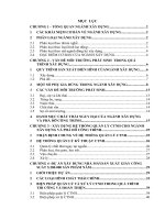 TIỂU LUẬN MÔN HỌC QUẢN LÝ CHẤT THẢI RẮN VÀ CHẤT THẢI NGUY HẠI NGÀNH XÂY DỰNG