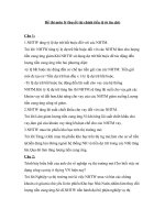 Đề thi môn lý thuyết tài chính tiền tệ (chuyên ngành) và hướng dẫn trả lời