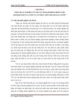 luận văn khoa quản trị doanh nghiệp HOẠCH ĐỊNH CHIẾN LƯỢC KINH DOANH CỦA CÔNG TY CỔ PHẦN LIÊN DOANH SANA-WMT.DOC