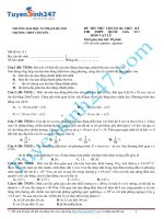 lí thi thử đại học 2015 chuyên sư phạm