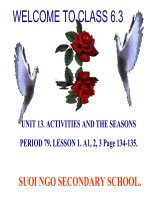 Bài giảng điện tử tham khảo thao giảng, thi GV anh 6 Unit 13 Activities and the seasons (38)