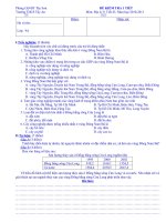 Ma trận, đề kiểm tra 1 tiết môn Địa Lí 9 (HKII-10-11)