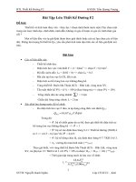 Bài tập lớn thiết kế đường f2