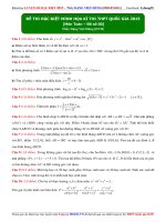 Đề thi minh họa cho kì thi THPT quốc gia 2015