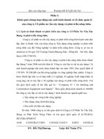 Thực tế tổ chức kế toán tại công ty cổ phần tư vấn xây dựng và phát triển nông thôn