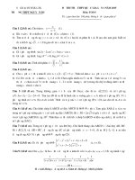 Đề thi thử THPT quốc gia 2015