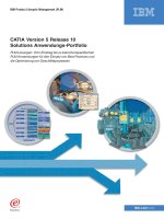 CATIA Version 5 Release 10 Solutions Anwendungs-Portfolio