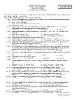 Đề thi thử đại học khối 11