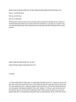 NGHỆ THUẬT XÂY DỰNG NHÂN VẬT THA HÓA TRONG TRUYỆN NGẮN LÊ MINH KHUÊ SAU 1975