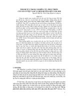 báo cáo khoa học nông nghiệp thành tựu trong nghiên cứu, phát triển cây sắn ở việt nam và định hướng đến năm 2020