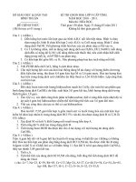 Đề thi HSG hóa 9 tỉnh Bình Thuận 2010-2011.