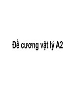 Đề cương vật lý điện từ