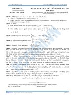 đề toán thi thủ số 14