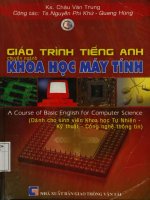 Giáo trình tiếng anh chuyên ngành khoa học máy tính  phần 1   KS  châu văn trung