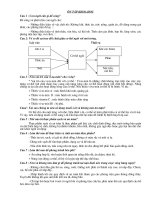 Dề cương ôn tập KHoa + Địa Lớp 4