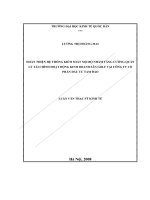 luận văn kế toán thương mại Hoàn thiện hệ thống kiểm soát nội bộ nhằm tăng cường quản lý tài chính hoạt động kinh doanh sân golf tại Công ty cổ phần đầu tư Tam Đảo